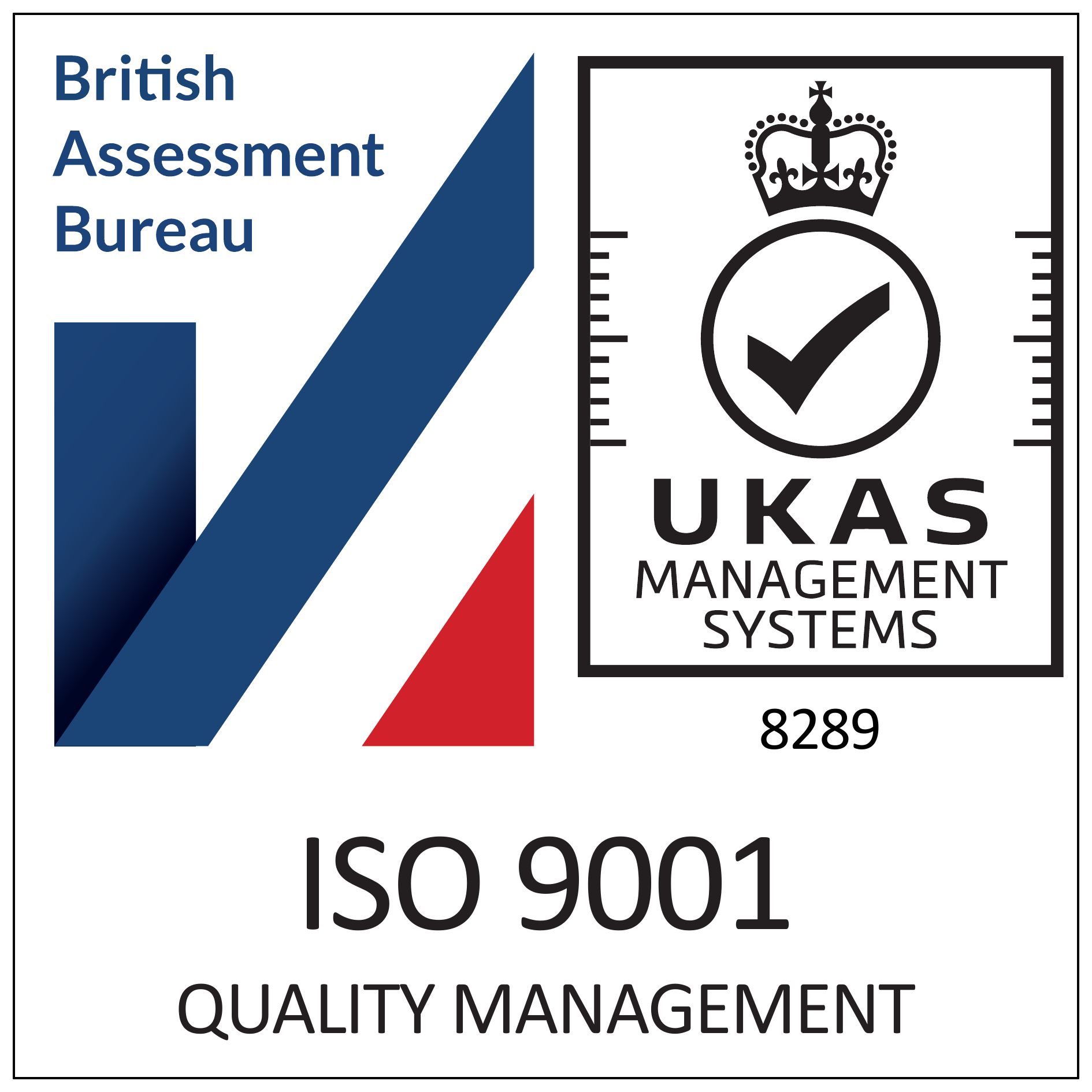 ISO 9001:2015 certification mark